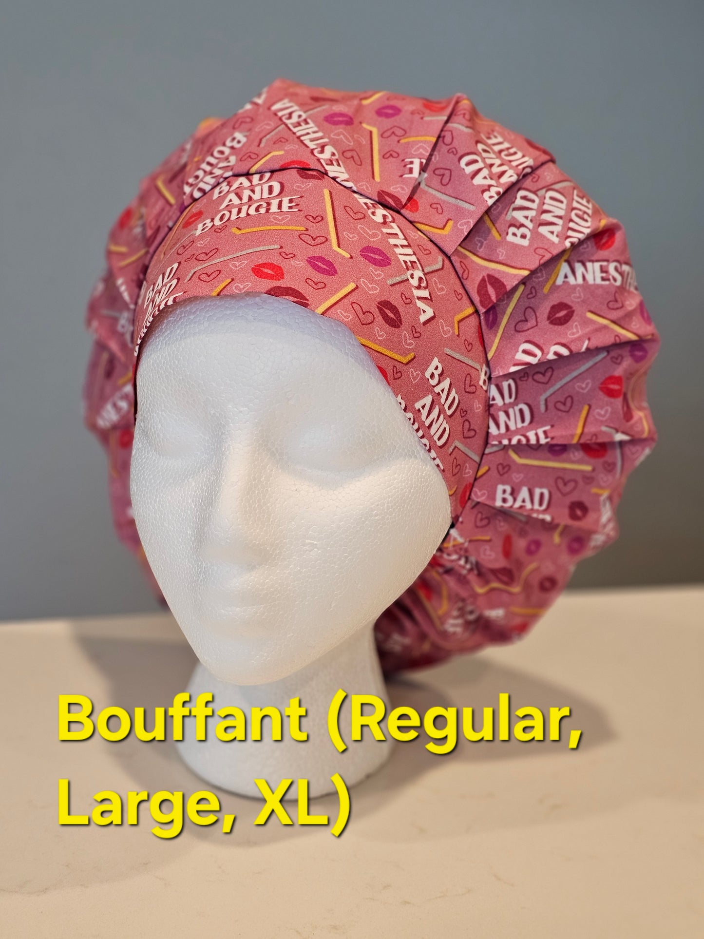 Heart Anesthesia Scrub Caps