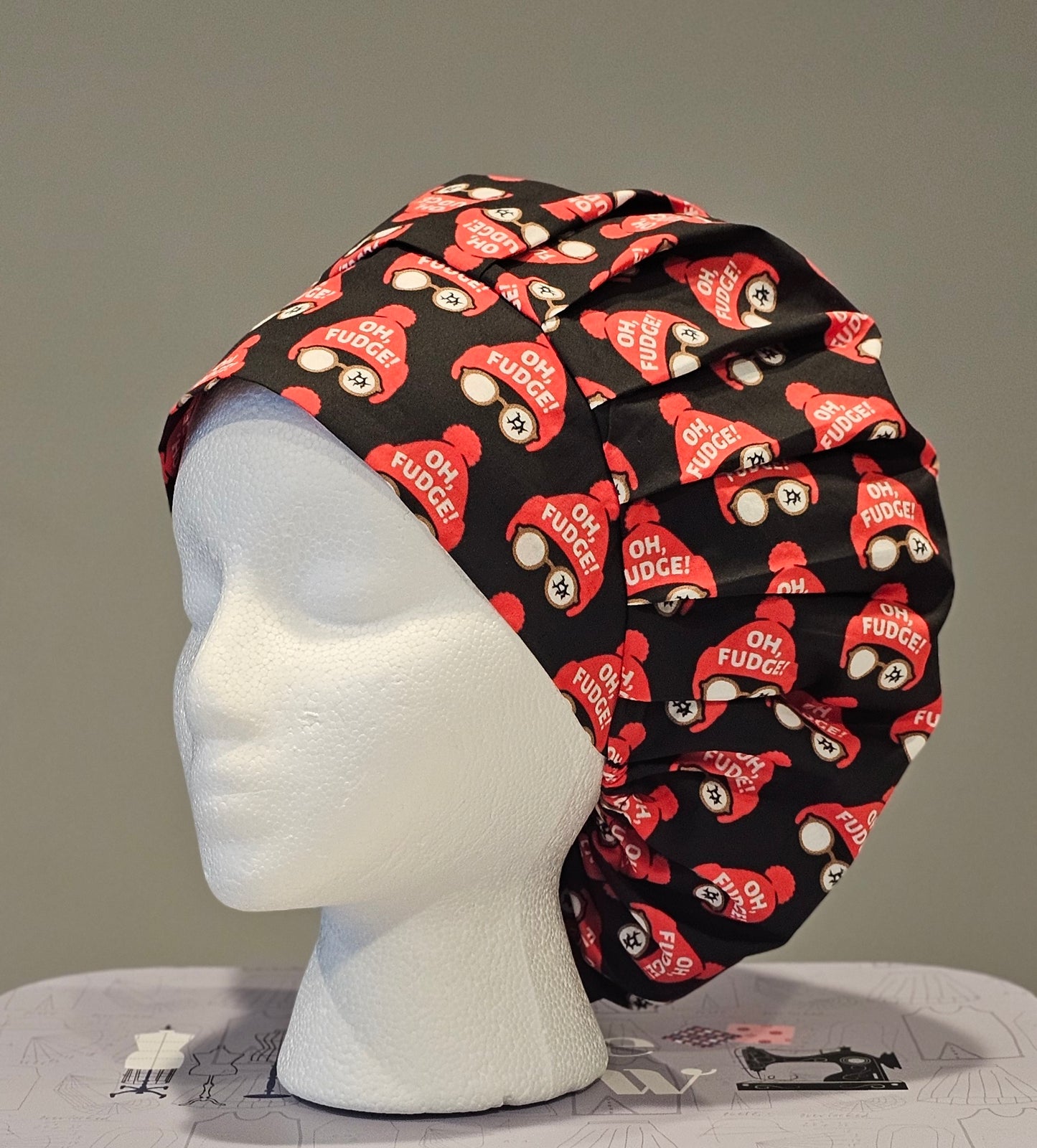 Oh Fudge Christmas Story Scrub Caps