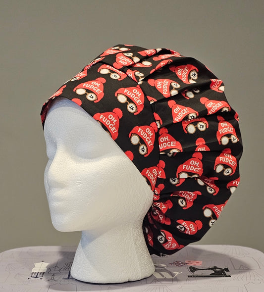Oh Fudge Christmas Story Scrub Caps