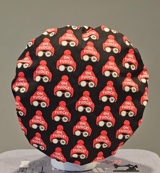 Oh Fudge Christmas Story Scrub Caps