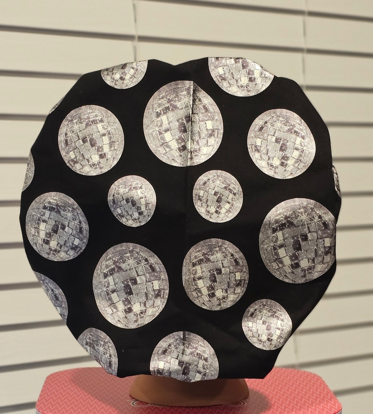 Disco Ball Surgical Scrub Caps