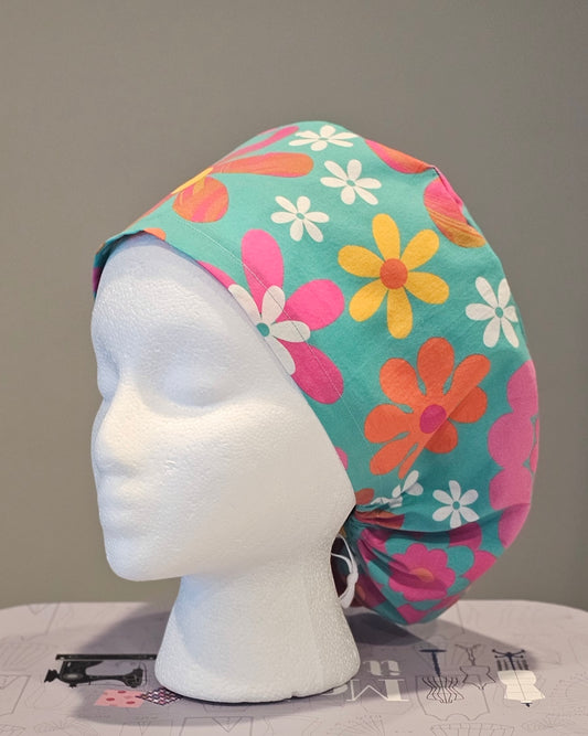 70's Aloha Scrub Caps