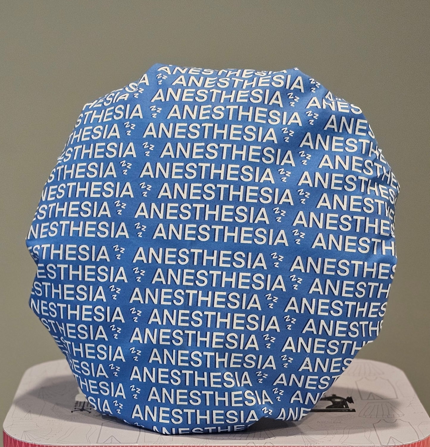Anesthesia Light Blue Scrub Caps