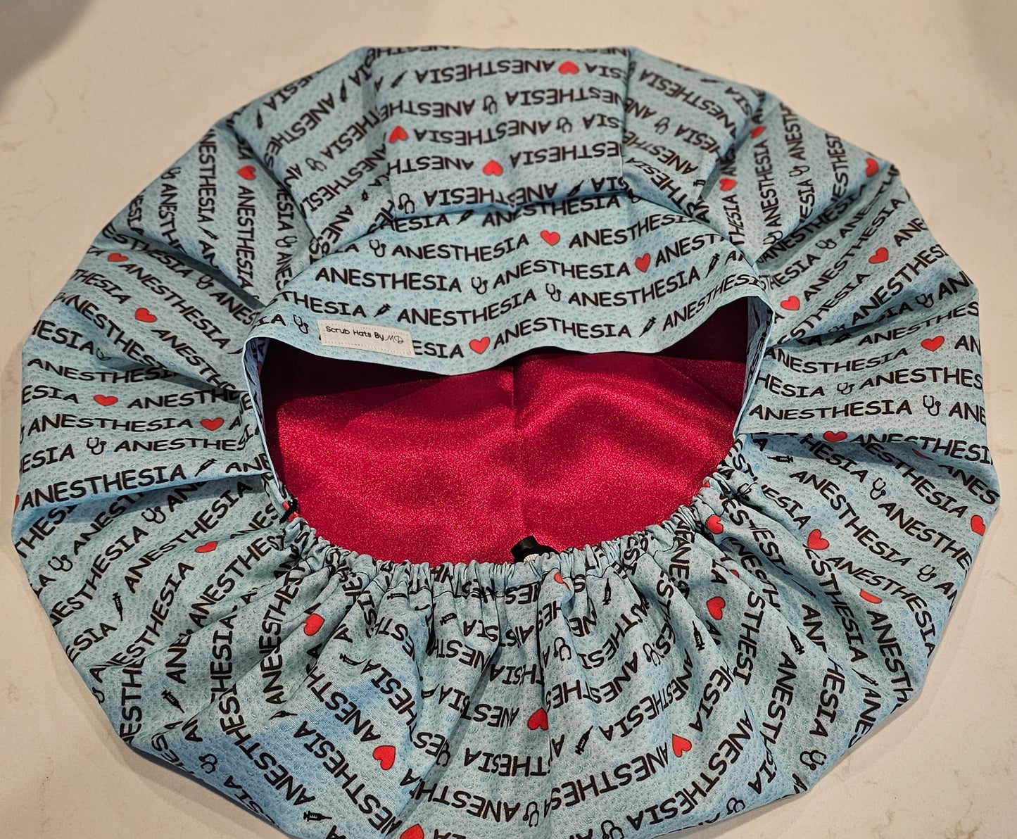 Heart Anesthesia Scrub Caps