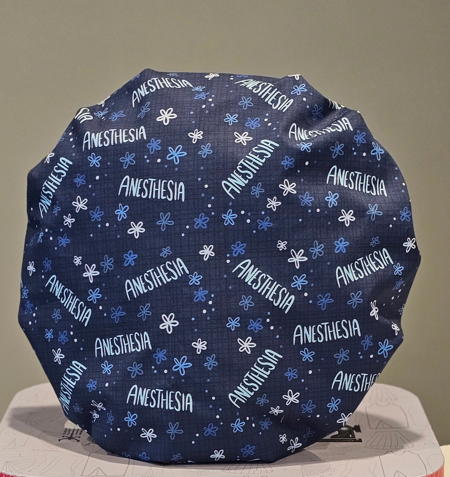 Anesthesia Floral Scrub Caps