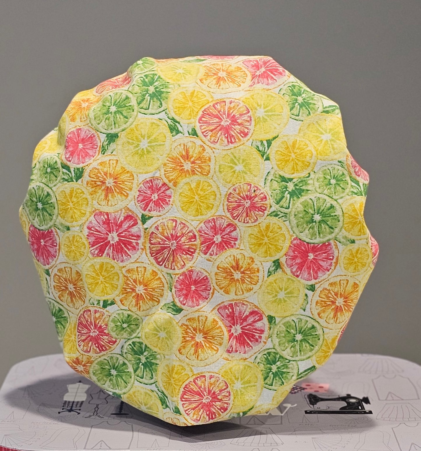 Lemon Lime Slices Scrub Caps