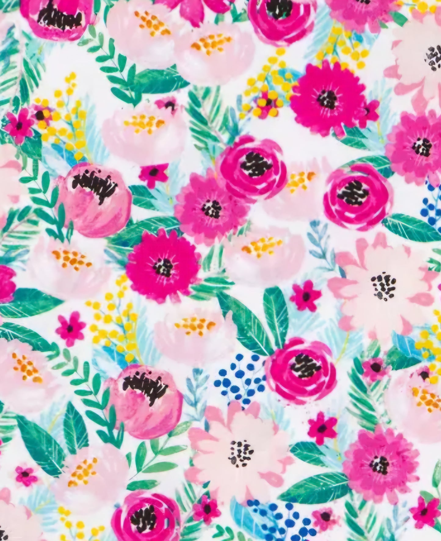 Floral and Berry Scrub Caps