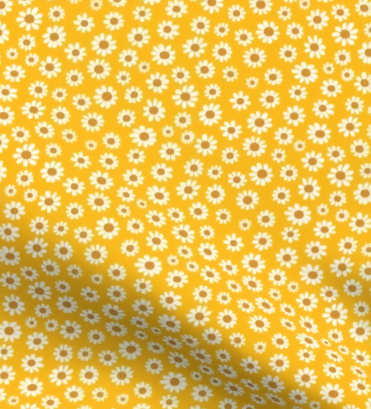 Spring Packed Daisies Floral Scrub Cap