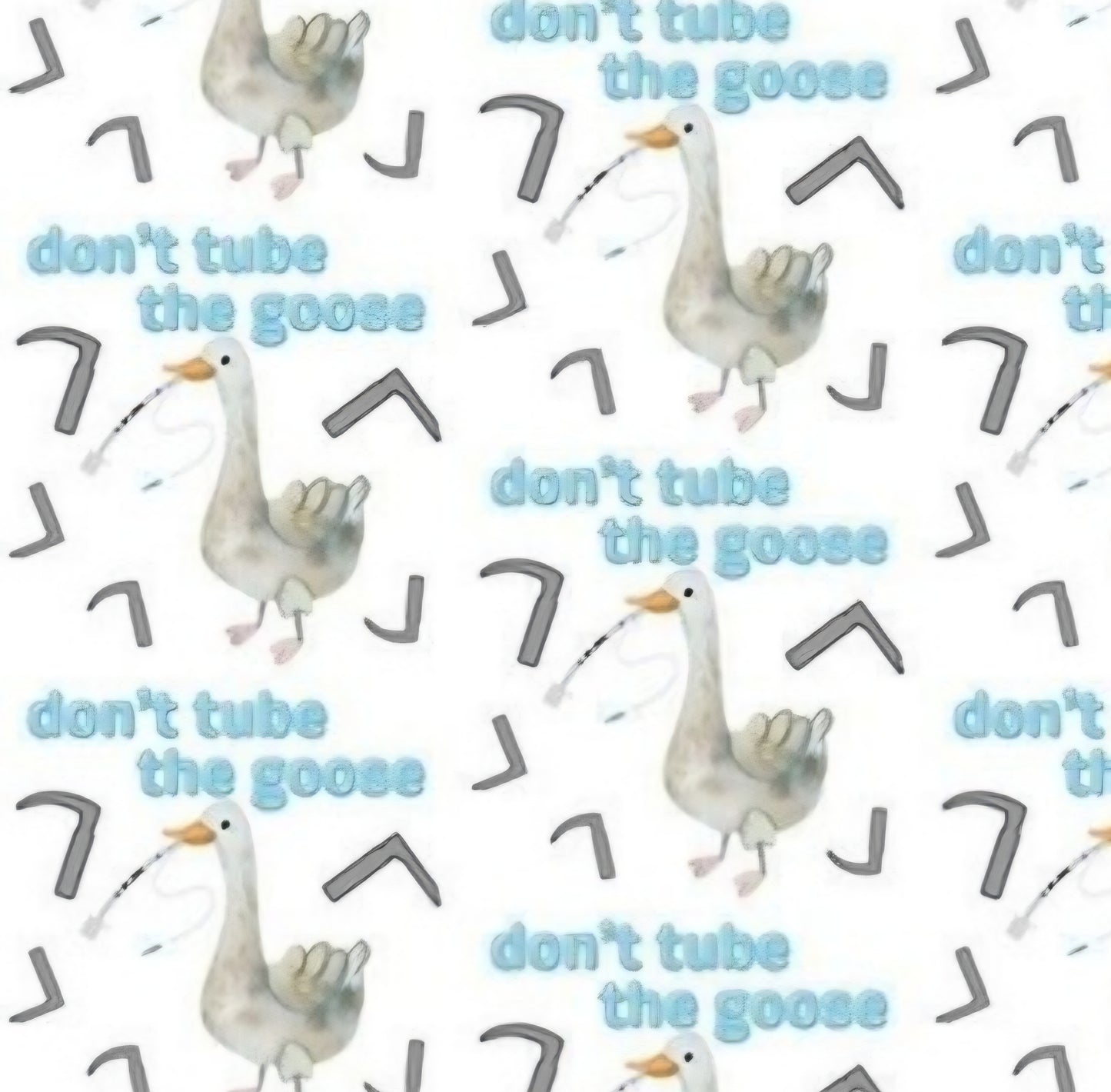Don't Tube The Goose Scrub Caps