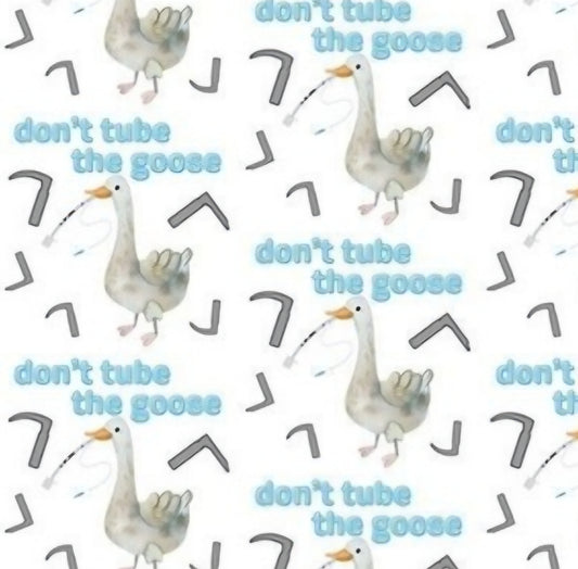 Don't Tube The Goose Scrub Caps