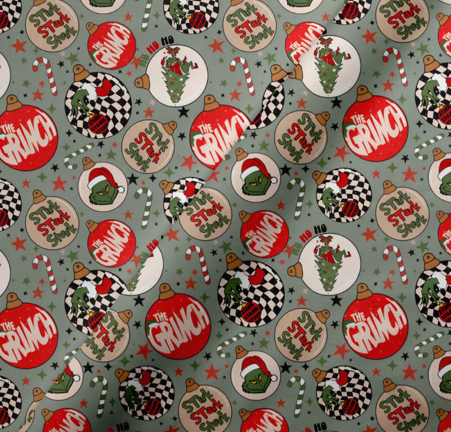 Stink Stank Stunk Grinch Scrub Caps