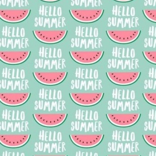 Hello Summer Watermelons Scrub Caps