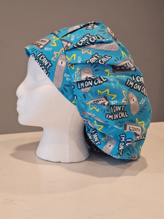 I Can't I'm On Call Scrub Caps