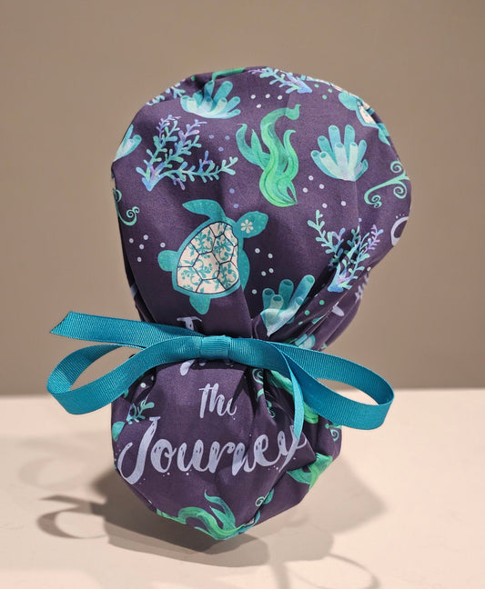 Trust The Journey Sea Turtle Scrub Caps
