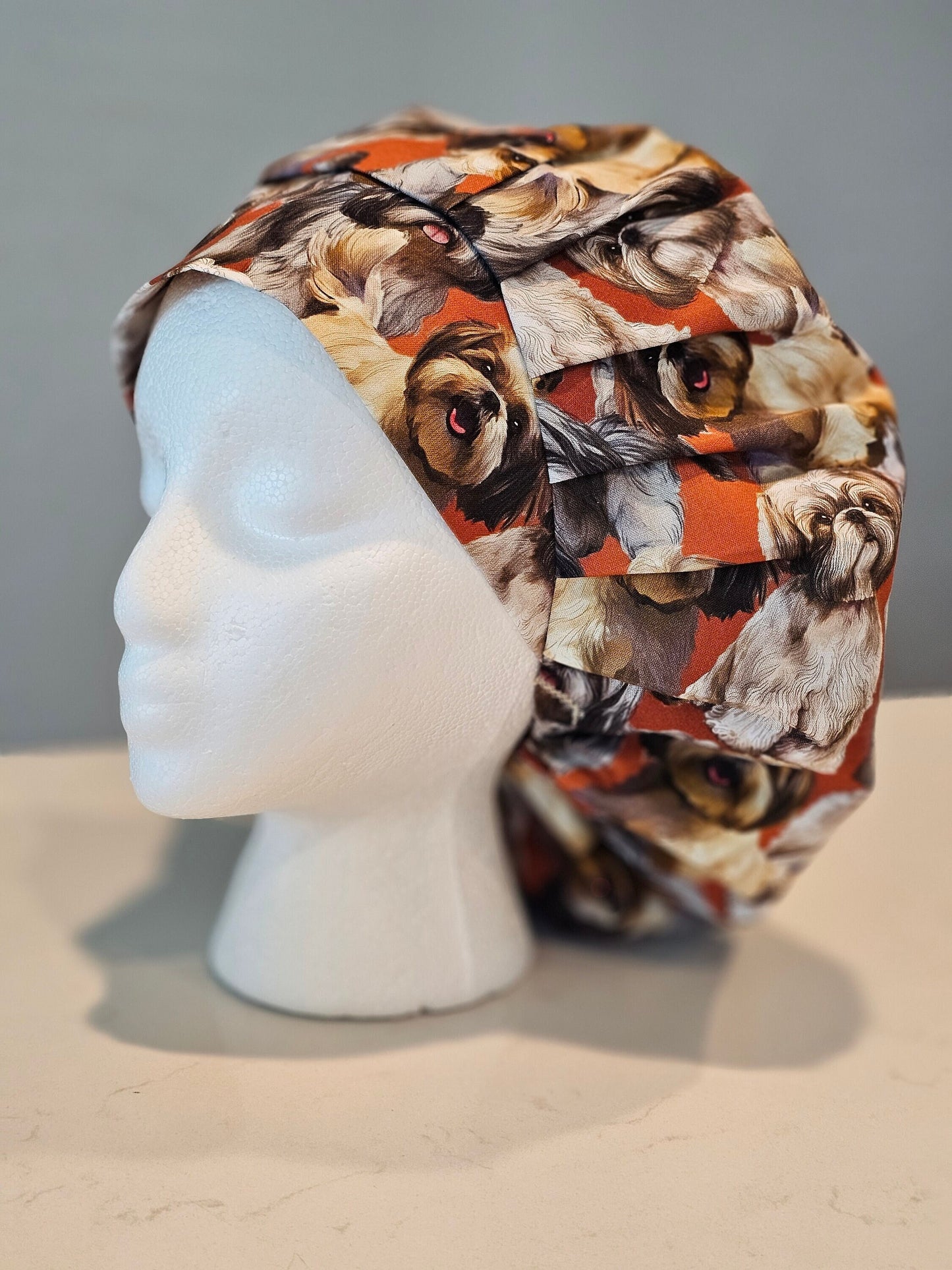 Shih Tzu Scrub Caps