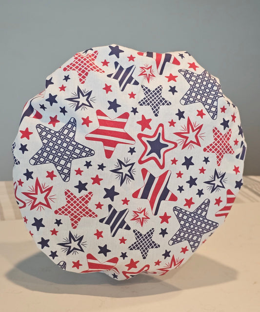 Fourth Of July American Stars Scrub Caps
