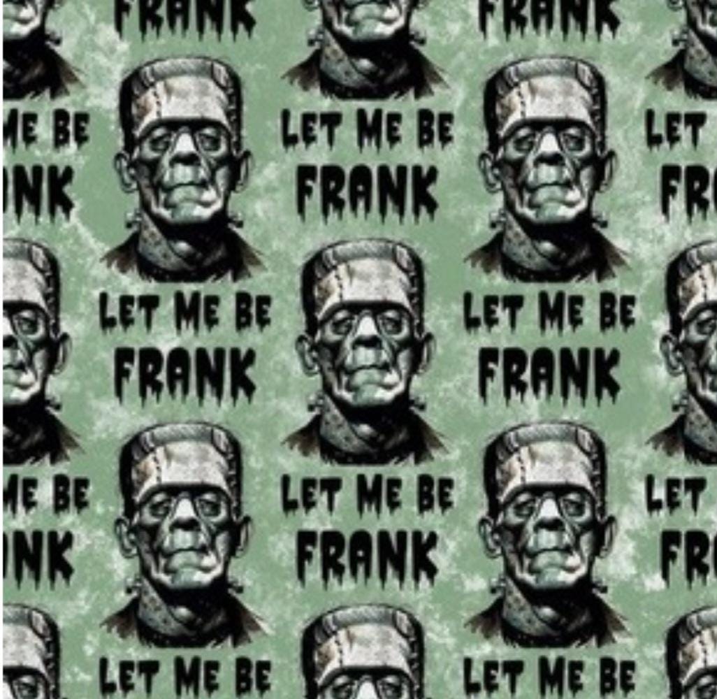 Halloween Let Me Be Frank Frankenstein Scrub Caps