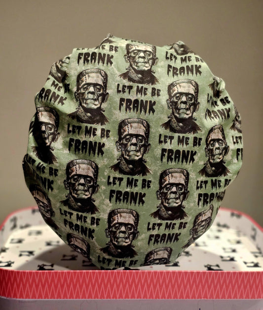 Halloween Let Me Be Frank Frankenstein Scrub Caps