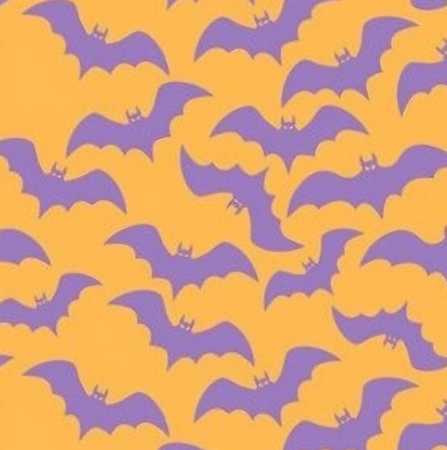 Purple Bats on Pumpkin Halloween Scrub Caps