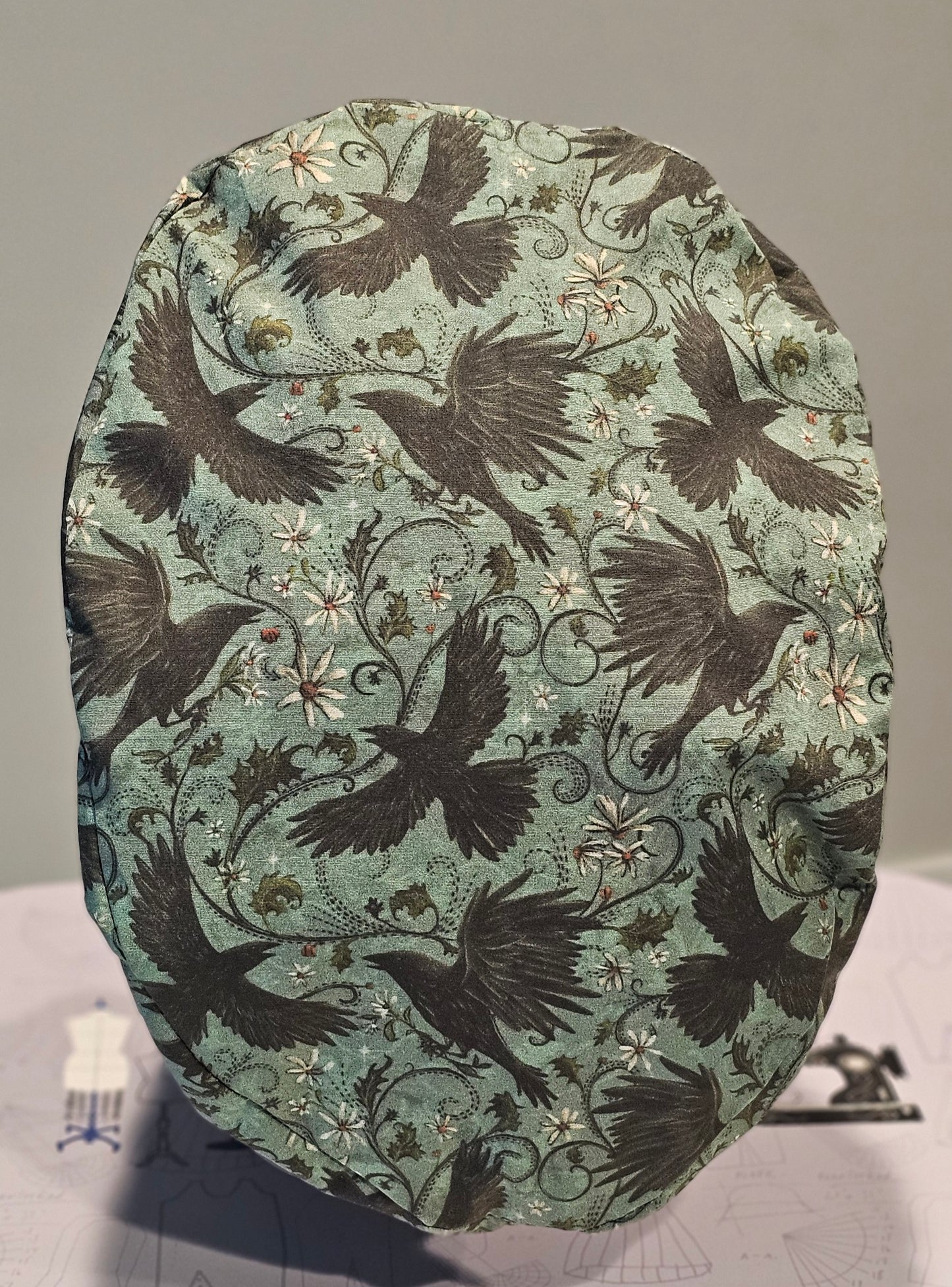 Mystic Crows Halloween Scrub Caps