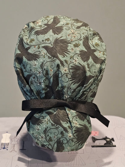 Mystic Crows Halloween Scrub Caps