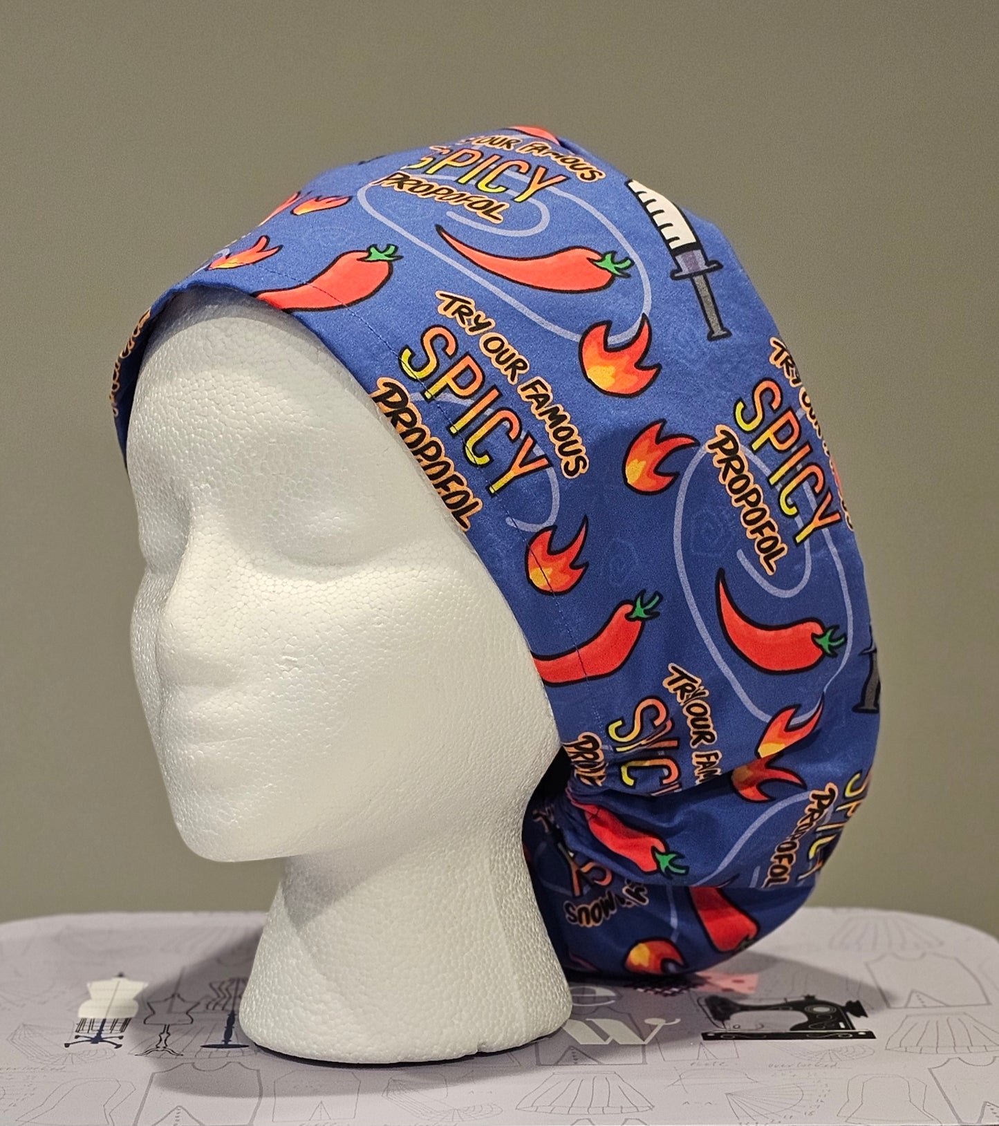 Spicy Anesthesia Scrub Caps