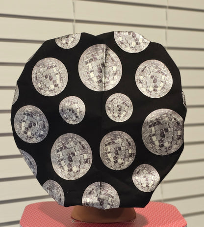 Disco Ball Surgical Scrub Caps