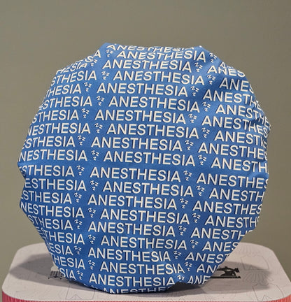 Anesthesia Light Blue Scrub Caps