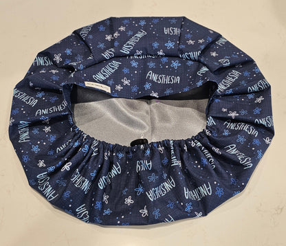Anesthesia Floral Scrub Caps