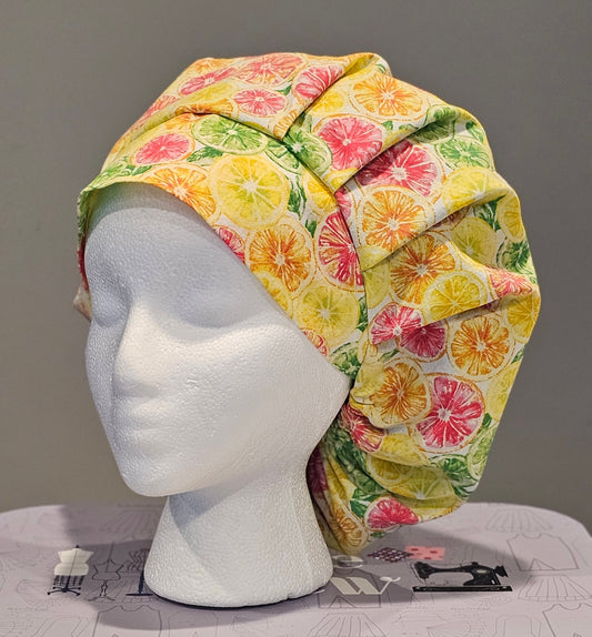 Lemon Lime Slices Scrub Caps