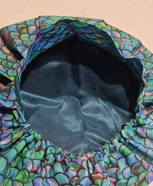 Mermaid Scales Scrub Caps