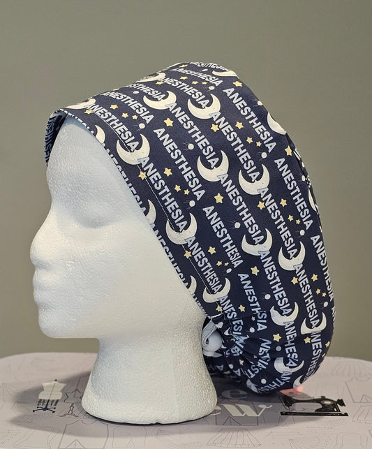 Anesthesia Moon Scrub Caps