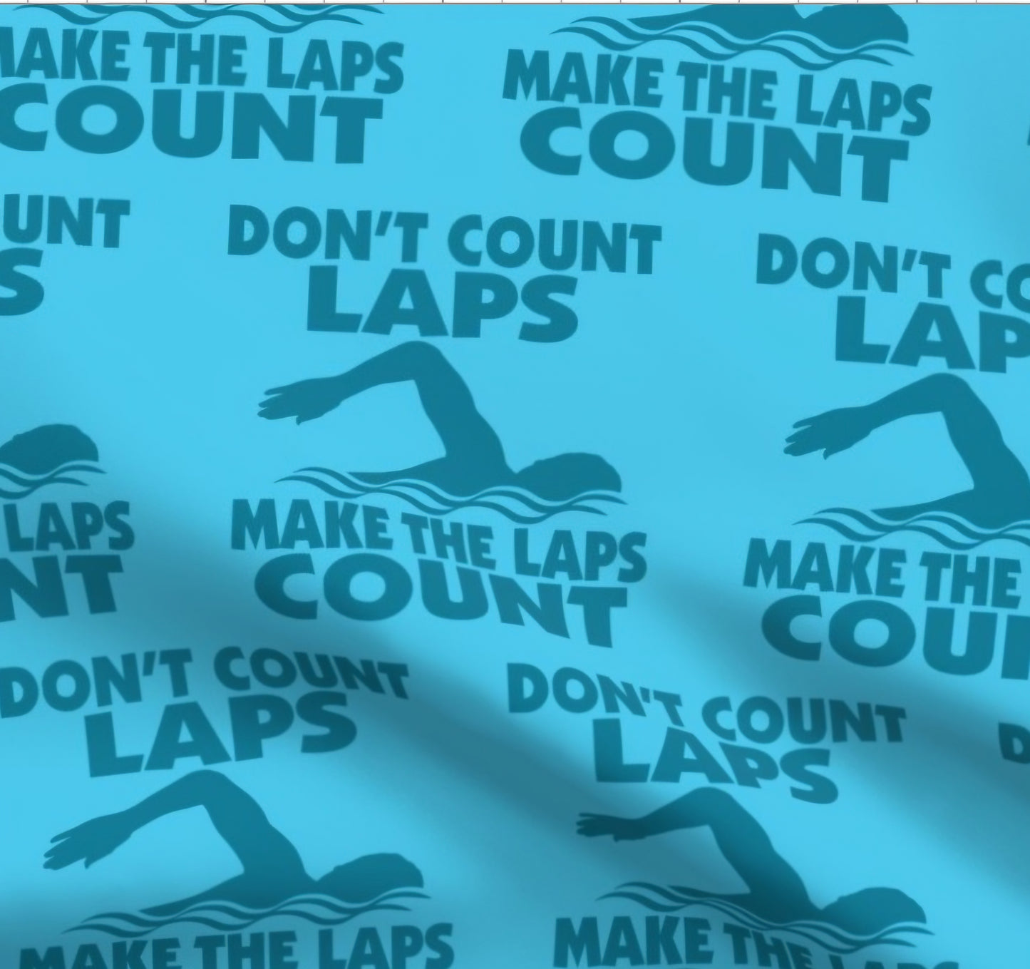 Don't Count The Laps Scrub Caps