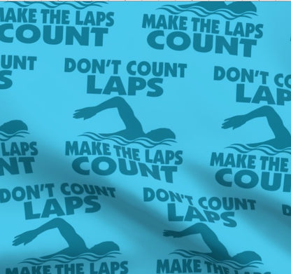 Don't Count The Laps Scrub Caps