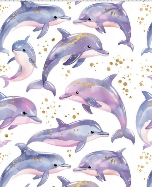 Dolphins Sea Life Scrub Caps