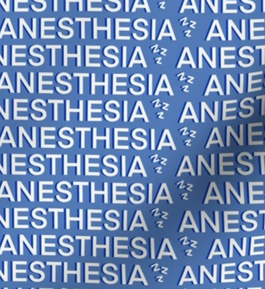 Anesthesia Light Blue Scrub Caps
