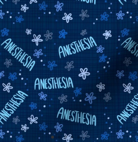 Anesthesia Floral Scrub Caps