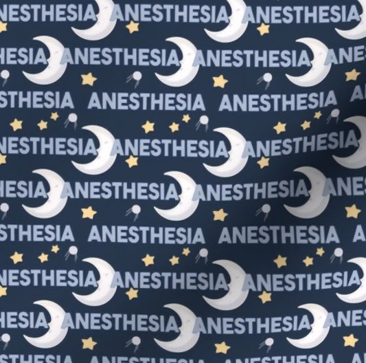 Anesthesia Moon Scrub Caps