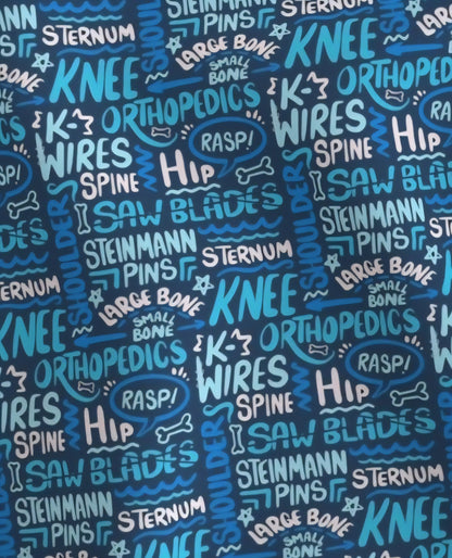 Orthopedic Phrases Scrub Caps
