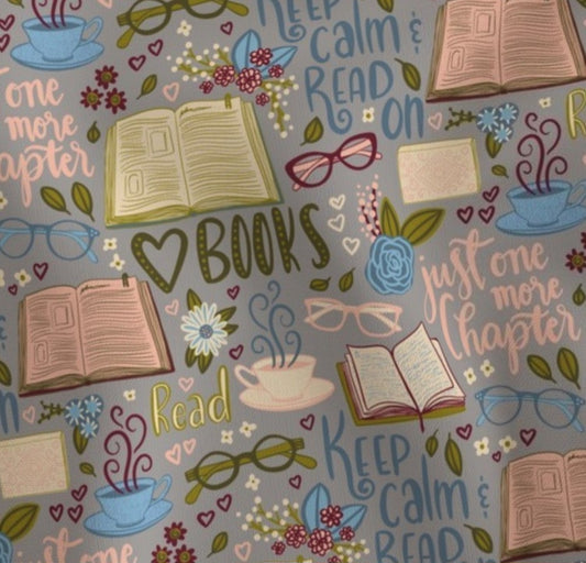 Just One More Chapter, Keep Calm And Read On Scrub Caps