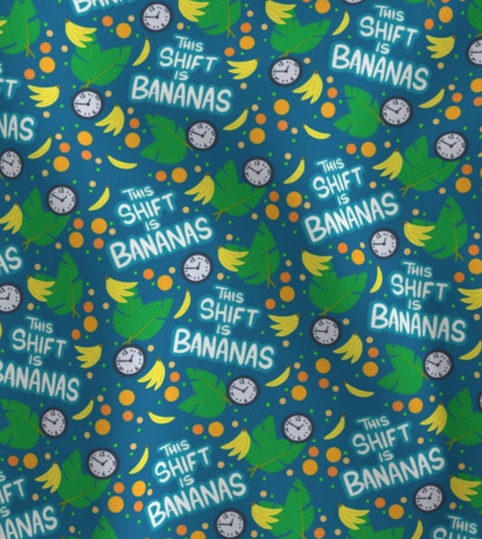 This Shift Is Bananas Scrub Caps