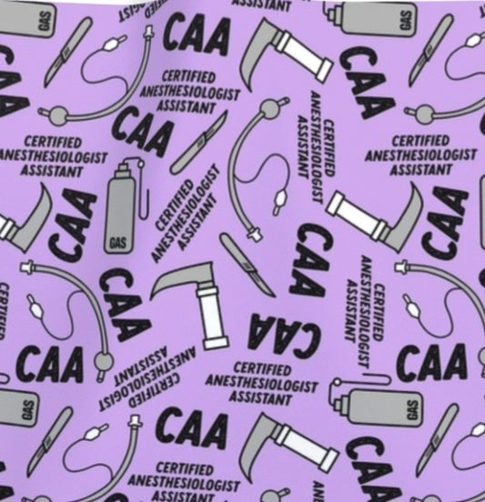 CAA Anesthesiology Scrub Caps