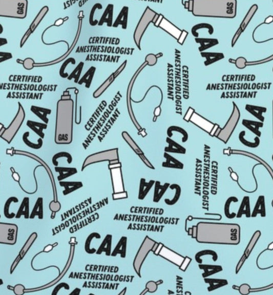 CAA Anesthesiology Scrub Caps