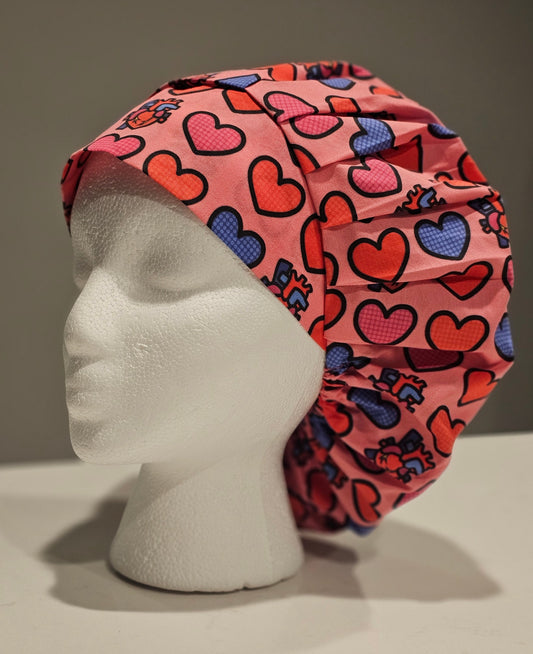 Open Heart Scrub Hats