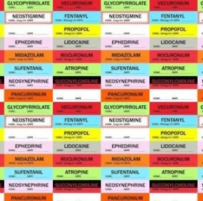 Surgical Scrub Caps Anesthesia Labels Scrub Caps