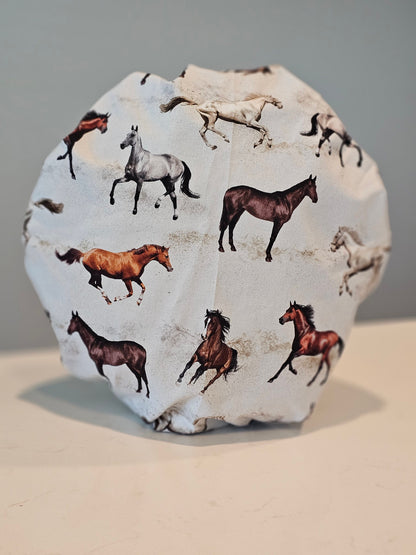 Wild Horses Racing Scrub Caps