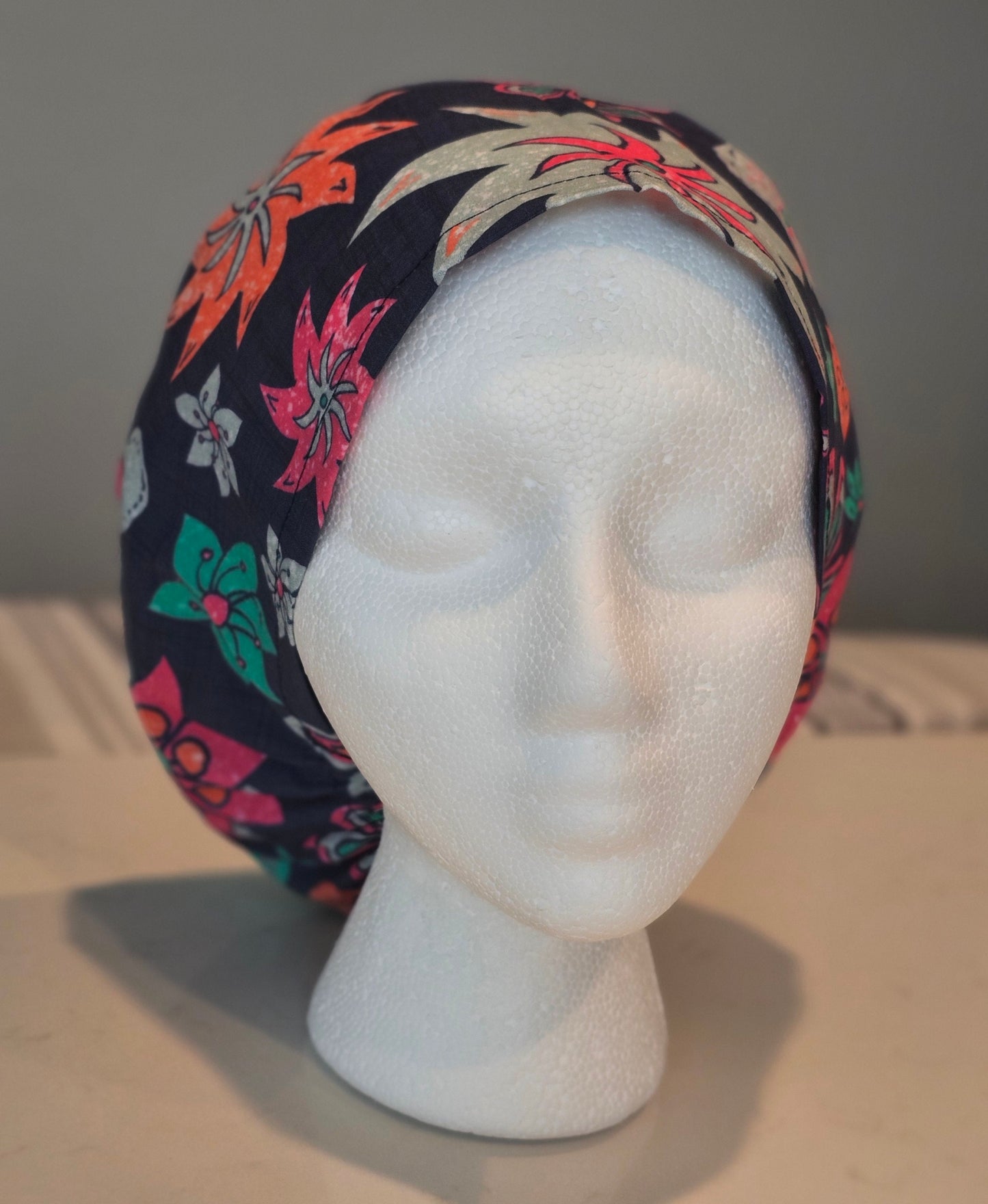 Springtime Flowers Scrub Caps