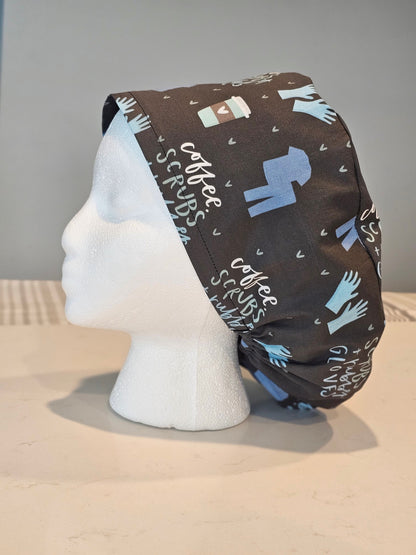 Scrub Life Scrub Caps in Bouffants, Euros, Ponytails, and Skull Caps