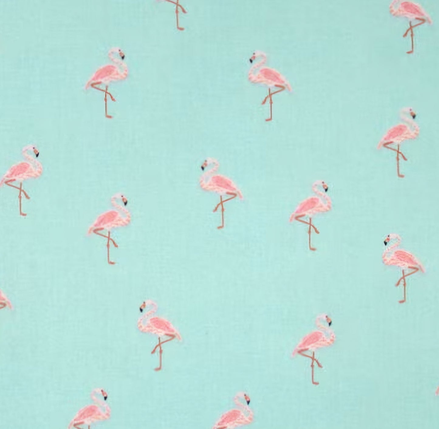 Flamingos On Teal Scrub Caps