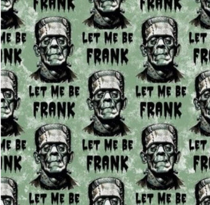 Halloween Let Me Be Frank Frankenstein Scrub Caps Bouffants Surgical Skull Caps Ponytails